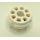 8PPCG 8-Pin Octal Gold Ceramic PC Mount Tube Socket