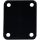 Neck plate cushion, black, 64,2x51mm, for 51 x 64 neck mounting plate