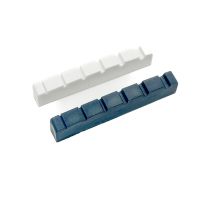 Muovi / grafiittisekoite satula, 6 -kielinen basso, valkoinen NTCP091WH