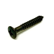 Ovaalikanta puuruuvi 2.5mm x 15mm musta