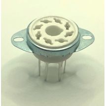 8PLP 8-Pin ceramic Octal socket to pcb long legs with bracket