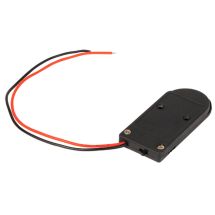 Paristokotelo 2 x CR2032 sarjaankytkentä, johdot n. 15 cm, virtakytkin