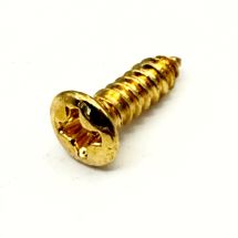 Ovaalikanta puuruuvi 3mm x 12mm kulta