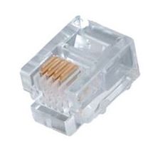 Modular liitin 4/6 (RJ11) ei suojaa