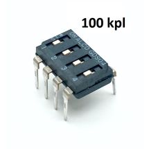 DIP switch 4 pole ALCO 100pcs