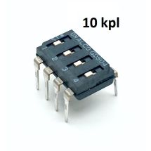 DIP switch 4 pole ALCO 10pcs