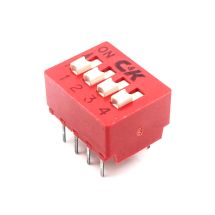 DIP switch 4 pole C&K