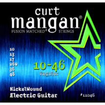 Curt Mangan 10-46 Nickel Wound - Sähkökitaran kielisetti (USA)