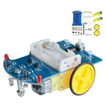 Viivaa seuraava robottiauto rakennussarja D2-1