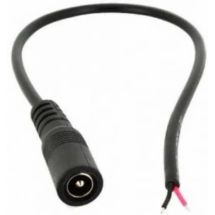 DC naarasliitin 2.1 / 5.5mm johdolla, 15 cm