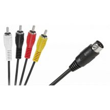 DIN5 / 4 x RCA uros 1.2m