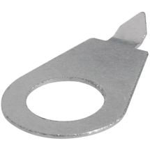 Pointer arrow washer, 30 degrees, nickel