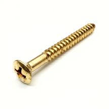 Ovaalikanta puuruuvi 4.2mm x 42mm kulta