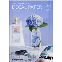 Siirtokuvakalvo Inkjet Waterslide Decal A4, 3 kpl, Thin, Clear