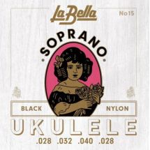 Sopraanoukulelen kielet, La Bella No.15, Black