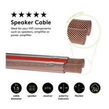 Speaker Cable, OFC 2 x 1.50 mm²