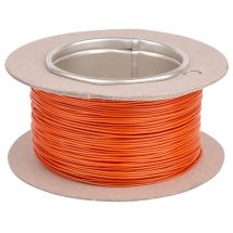 Yksisäikeinen kytkentälanka 0.6mm oranssi