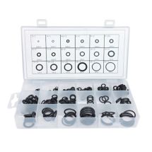 O -rengas lajitelma 225 osainen musta nitriilikumia