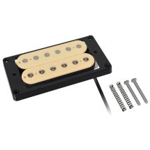 Humbucker, bridge, ivory, Alnico 5, 15 kohm, formvar, neljällä johdolla