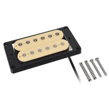 Humbucker, neck, ivory, Alnico 5, 9.6 kohm,  formvar, neljällä johdolla