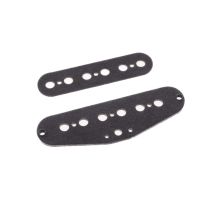 Single Coil Bobbin Flatwork - vintage black fibre set 52mm