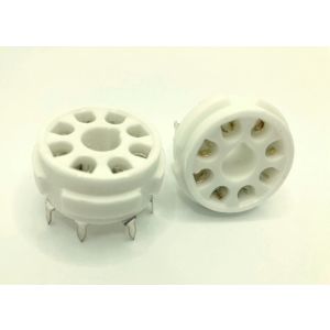 8PPC 8-Pin Octal Ceramic PC Mount Tube Socket