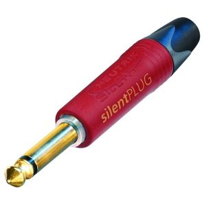 Monoplugi 6.3mm, Neutrik silentPLUG, suora