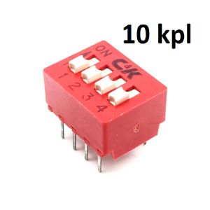 DIP switch 4 pole C&K 10pcs