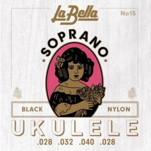 Sopraanoukulelen kielet, La Bella No.15, Black