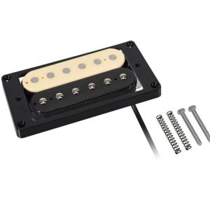 Humbucker Zebra, Bridge, Alnico 5, formvar, neljällä johdolla